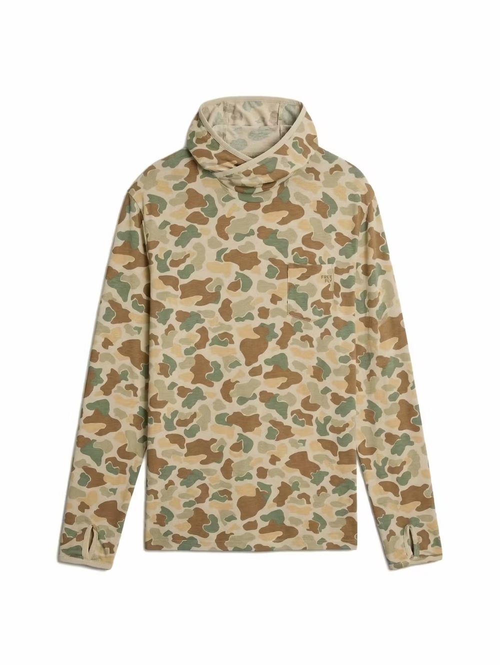 Free fly bamboo hoodie size large